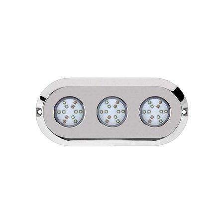 MARINE SPORT LIGHTING Hydroblast 3-Pod Underwater 180W Led Lighting System (Rgb Multi-Color) MSUWL180RGB